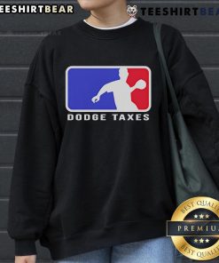 Official Dodge Taxes MLB Logo Sweatshirt featuring a bold graphic of the MLB logo and stylish design.