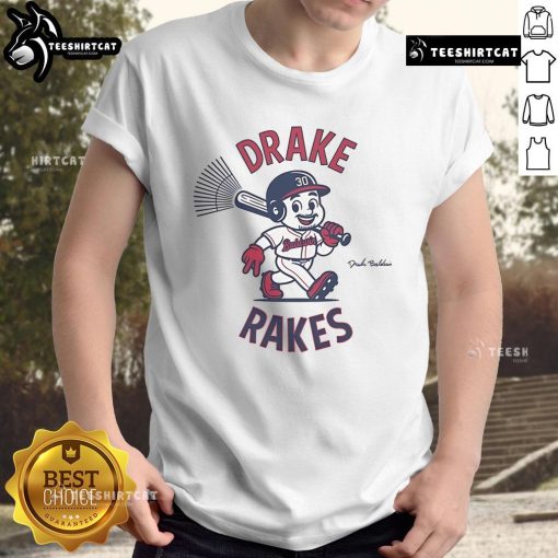 Alt Text: Official Drake Baldwin Drake Rakes T-Shirt featuring a stylish design and bold graphics for fans of Drake Baldwin.