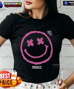Official Electric Callboy I Dont Give Me A F*ck Boi Fukkboi Smile Ladies Tee design featuring bold graphics and vibrant colors.