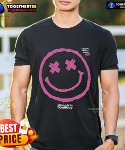 Official Electric Callboy 'I Dont Give Me A Fuck Boi Fukkboi' Smile T-Shirt featuring bold graphic design.