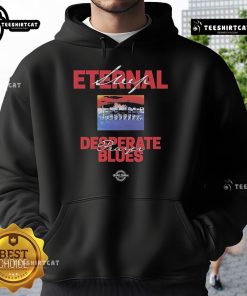 Official Eternal Sleep Desperate Prayer Blues Hoodie, featuring a stylish design and vibrant colors for a trendy look.