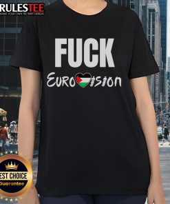 Official Fck Eurovision Ladies Tee featuring bold graphic design and stylish fit, perfect for music festival fans.
