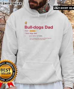 Official Ferris State Bulldogs Dad Definition Hoodie in navy blue, showcasing school spirit and proud parent pride.