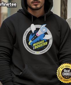 Alt Text: Official Firefly Alpha FLTA006 Message Booster Hoodie in black, featuring a stylish design and comfortable fit.