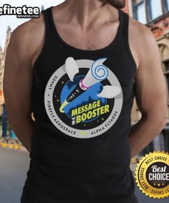 Official Firefly Alpha FLTA006 Message Booster Tank Top with vibrant design for fans of sci-fi apparel and collectibles.
