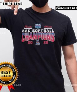 Florida Atlantic Owls Softball 2025 AAC Conference Tournament Champions T-Shirt featuring team colors and logo.