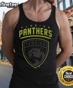 Florida Panthers Highlight Reel Tank Top showcasing team logo and vibrant colors for fans and summer style.