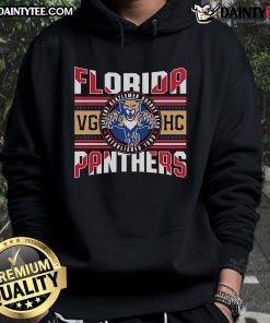 Official Florida Panthers X VGHC flag hoodie featuring team logo and vibrant colors, perfect for fans and stylish wear.