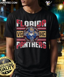 Official Florida Panthers X Vghc Flag T-Shirt featuring team logo and vibrant flag design, perfect for fans and collectors.