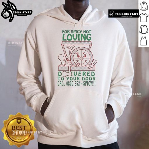 Official Spicy Hot Loving hoodie for delivery, call 0800-252 for stylish comfort at your door.