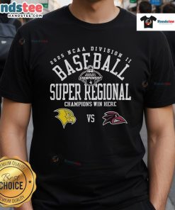 Franklin Pierce University vs Felician University 2025 NCAA Division II Baseball Super Regional T-Shirt design.