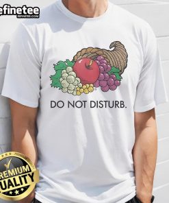 Alt Text: Official Fruit Of The DnD Do Not Disturb T-Shirt featuring a playful design for tabletop gamers and D&D enthusiasts.