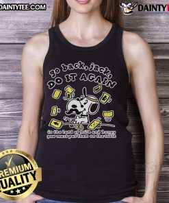 Official Go Back Jack Do It Again tank top featuring a vibrant design, perfect for fans of nostalgic music and style.