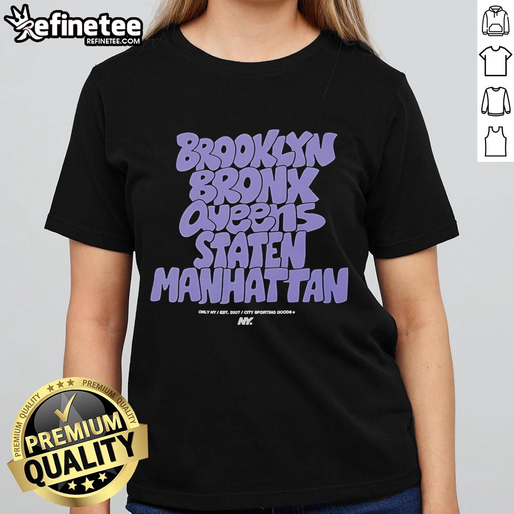 Official Graffiti Boroughs Summer 2025 Ladies Tee Alt Text: Official Graffiti Boroughs Summer 2025 Ladies Tee featuring vibrant colors and trendy design for stylish summer wear.