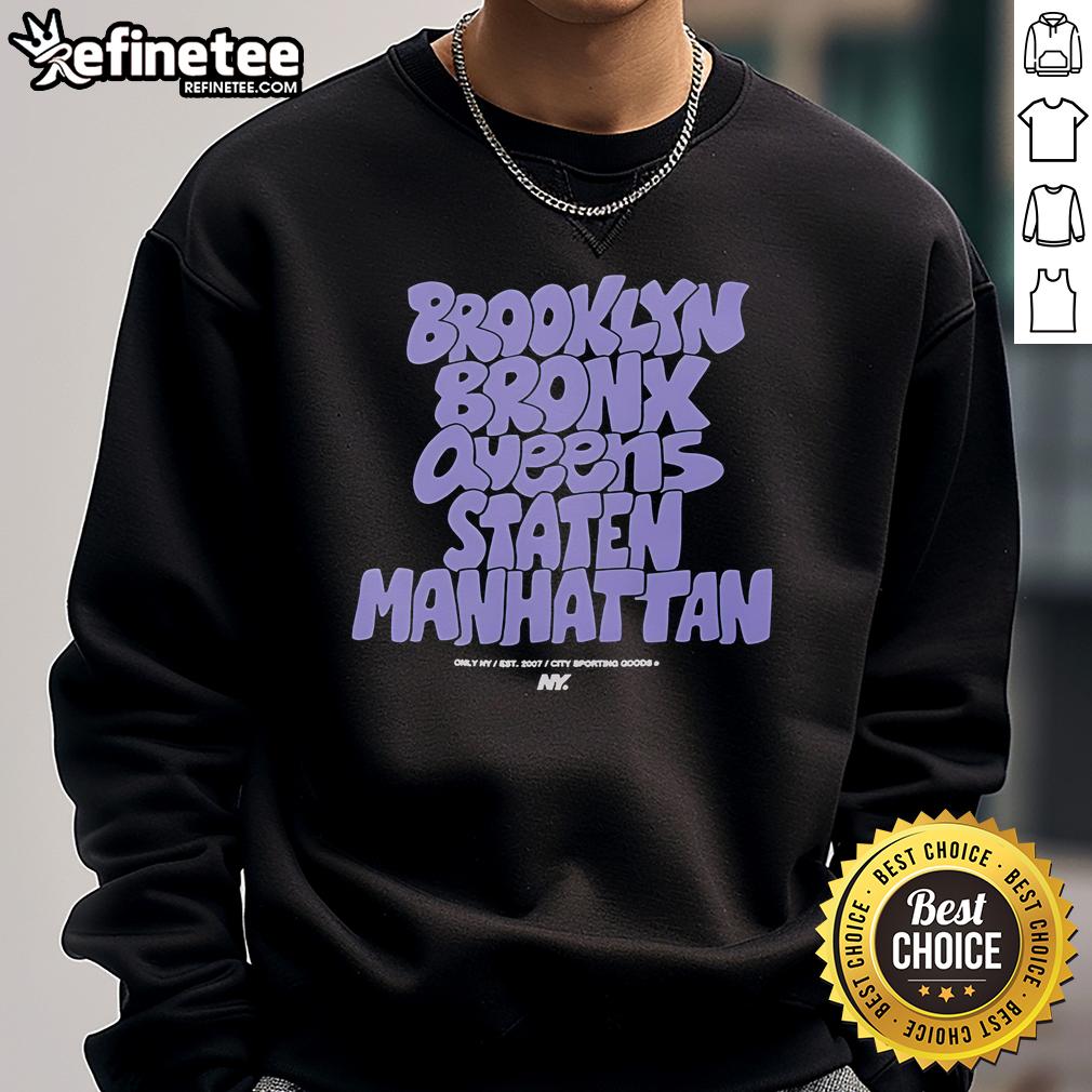 Official Graffiti Boroughs Summer 2025 Sweatshirt Alt Text: Official Graffiti Boroughs Summer 2025 Sweatshirt featuring vibrant urban art design and comfortable fit for style.