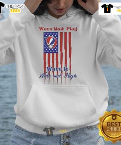 Official Grateful Dead Wave That Flag hoodie featuring vibrant graphics and a unique design for fans of the iconic band.
