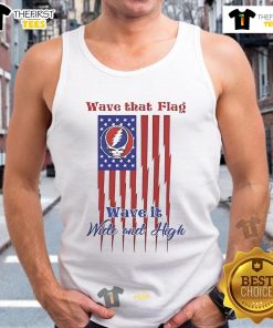 Grateful Dead Wave That Flag tank top featuring vibrant colors and iconic design for fans of the legendary band.
