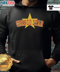 Official Gringo Star Hoodie in black, featuring a stylish logo, perfect for fans and casual wear.