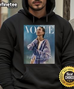 Hailey Bieber X Vogue Tribute hoodie featuring 'See Me For Me' design, perfect for fashion enthusiasts and fans.