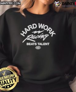 Official Hard Work Racing Beats HWBT Sweatshirt featuring a stylish design, perfect for racing enthusiasts and casual wear.
