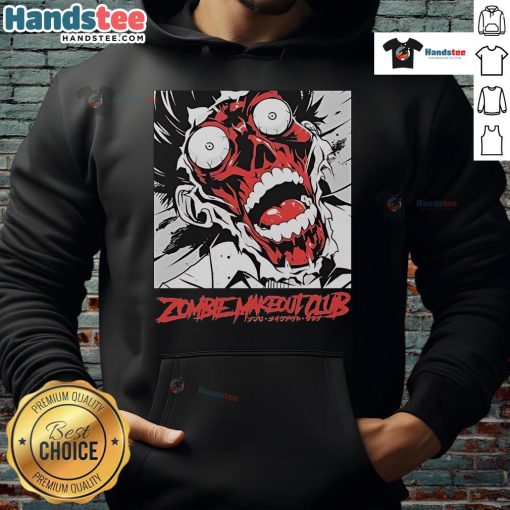 Official Head Zombie Makeout Club Hoodie featuring a unique graphic design perfect for fans of zombie culture.