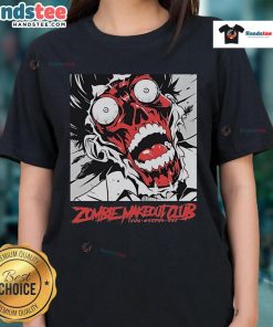 Official Head Zombie Makeout Club Ladies Tee featuring a stylish design perfect for fans of quirky graphic tees.