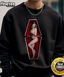 Official Hereisbosco The Coffin Sweatshirt in black featuring unique graphic design, perfect for casual streetwear.