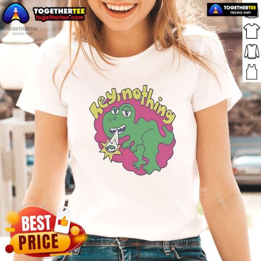 Alt Text: Official Hey Nothing 33 Ladies Tee in soft cotton, featuring stylish design perfect for casual wear or gifts.