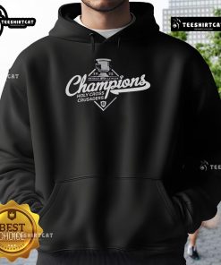 Alt Text: Official Holy Cross Crusaders 2025 Patriot League Champions Trophy Logo Hoodie showcasing team pride and achievement.