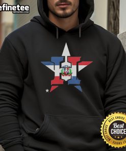 Official Houston Astros Dominican Republic Flag Logo Hoodie featuring vibrant colors and team branding.