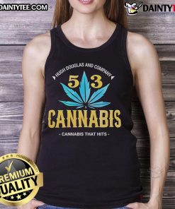 Official Hugh Douglas and Company 503 cannabis tank top featuring vibrant design and bold logo for cannabis enthusiasts.