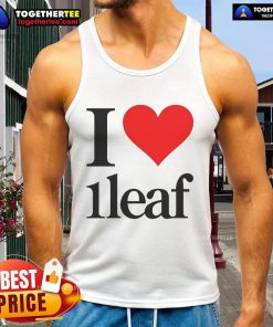Alt Text: Official I Love 1leaf Tank Top in vibrant colors stylish and comfortable for casual wear.