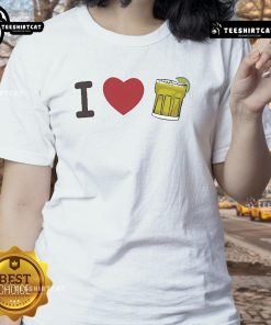 Official I Love Margarita Ladies Tee featuring a fun design, perfect for margarita lovers and casual wear.