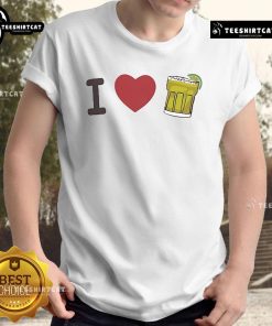 Official I Love Margarita T-Shirt featuring a bold graphic, perfect for margarita lovers and summer celebrations.