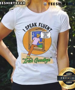 Official I Speak Fluent Irish Goodbye Ivory Ladies Tee featuring a stylish design, perfect for expressing Irish pride.