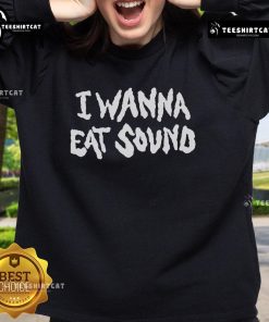 Official I Wanna Eat Sound Sweatshirt in vibrant colors, perfect for music lovers and casual wear enthusiasts.