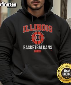 Alt Text: Official Illinois Basketball 'Est. 2025' hoodie showcasing team spirit and style for fans and players alike.