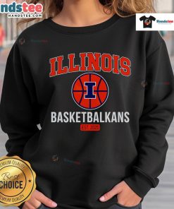 Official Illinois Urbana-Champaign Basketball ET 2025 Sweatshirt showcasing team colors and logo for fans.