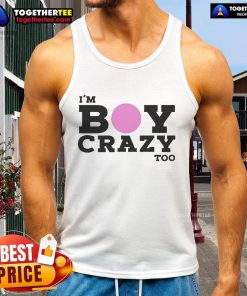 Official Kesha 'I'm Boy Crazy Too' tank top featuring vibrant graphics, perfect for fans and summer wear.