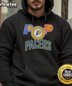 Official Indiana Pacers Basketball 2025 Hoodie featuring team colors and logo, perfect for fans and casual wear.