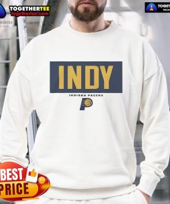 Official Indiana Pacers Crossbar Sweatshirt featuring team colors and logo, perfect for fans and casual wear.