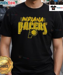Official Indiana Pacers Trent T-Shirt featuring team colors and logo, perfect for fans and game day attire.