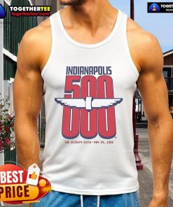 Official Indianapolis 1992 Indy 500 tank top featuring the logo of the 76th running of the iconic race.