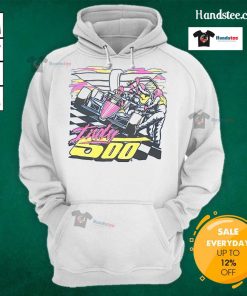 Official Indy 500 Neon 25 Hoodie featuring vibrant colors and a stylish design, perfect for race fans and collectors.