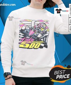 Official Indy 500 Neon 25 Sweatshirt featuring vibrant neon graphics perfect for race fans and collectors.