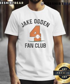 Official Jake Ogden Fan Club T-Shirt featuring bold logo and vibrant design for dedicated fans of Jake Ogden.