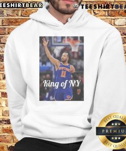 Alt Text: Official Jalen Brunson King of NY 2025 Hoodie featuring a stylish design ideal for fans and basketball enthusiasts.