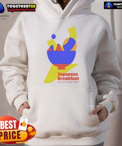 Official Japanese Breakfast show poster hoodie for The Fillmore Detroit, MI, May 3, 2025, featuring vibrant design.