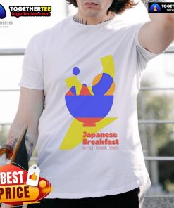Alt Text: Official Japanese Breakfast The Fillmore Detroit MI May 3 2025 show poster t-shirt featuring vibrant design and concert details.