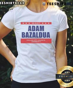 Official Jasmine Crockett and Adam Bazaldua campaign tee for Dallas City Council District re-election.